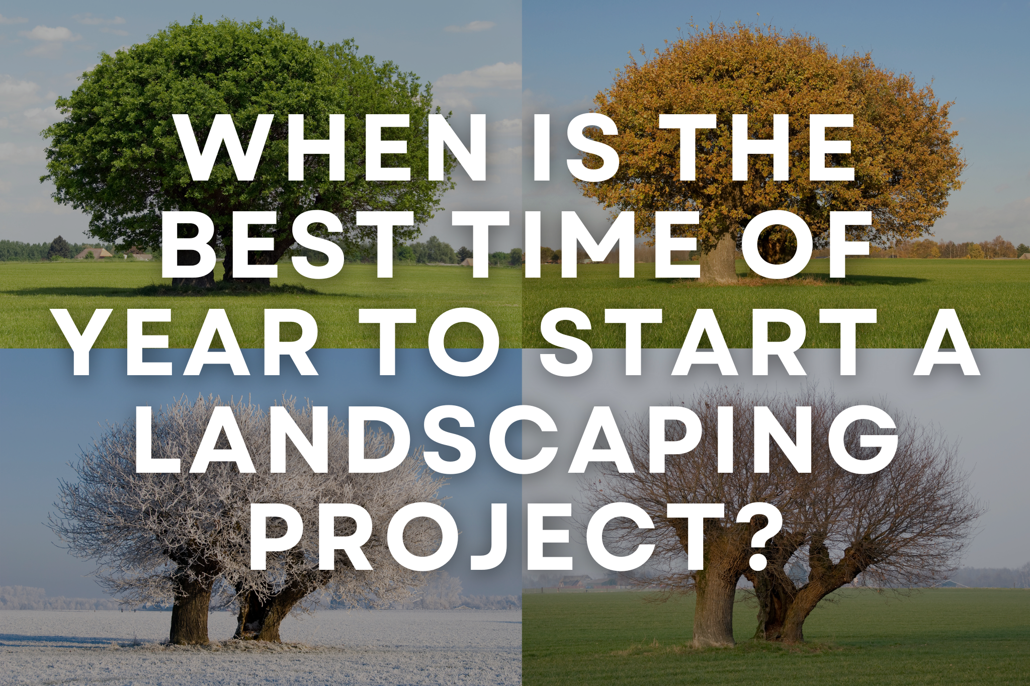Utah landscape in fall showing ideal conditions for starting a landscaping project