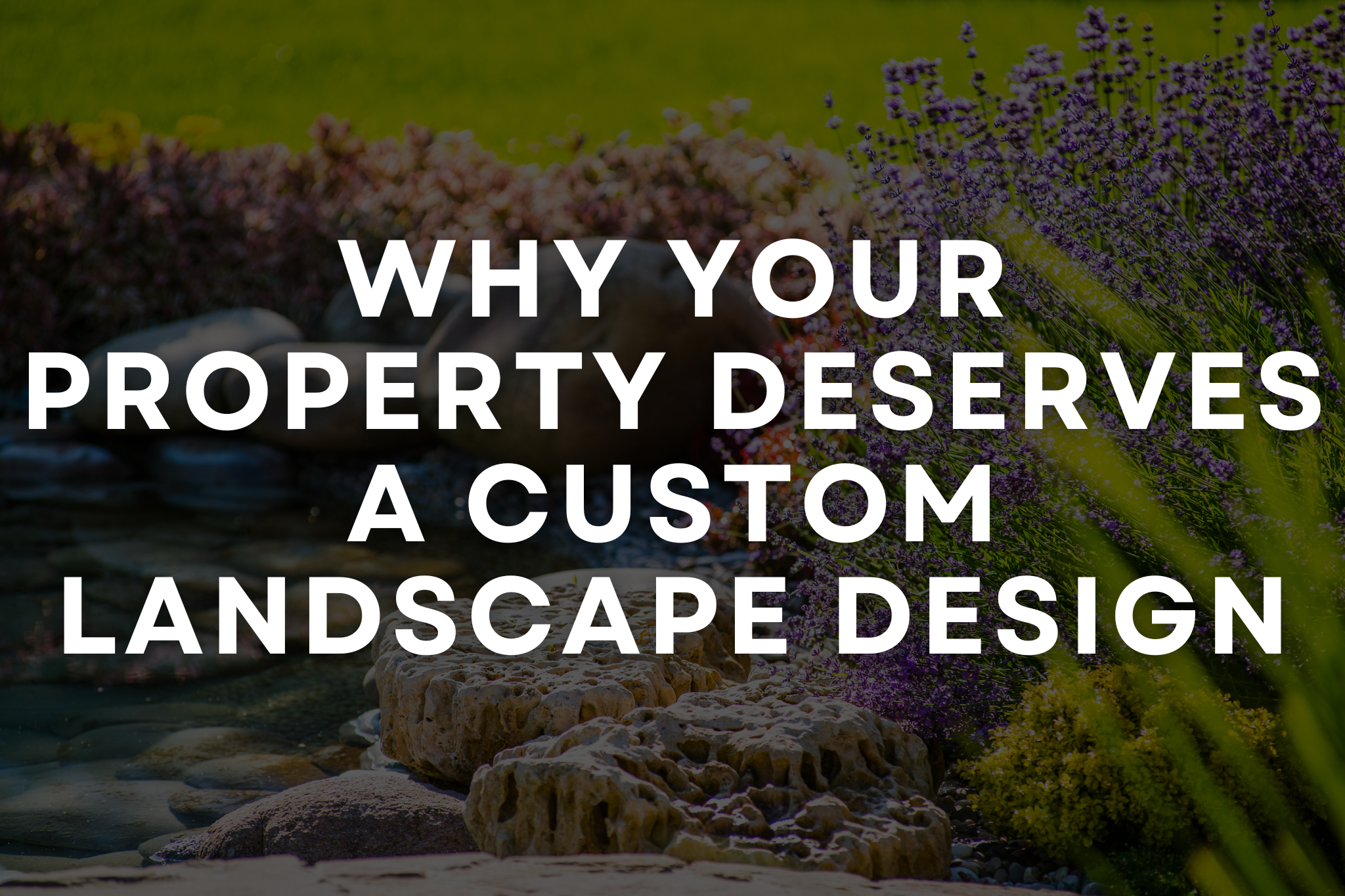 Custom landscape design plan laid out over a beautiful Utah residential property