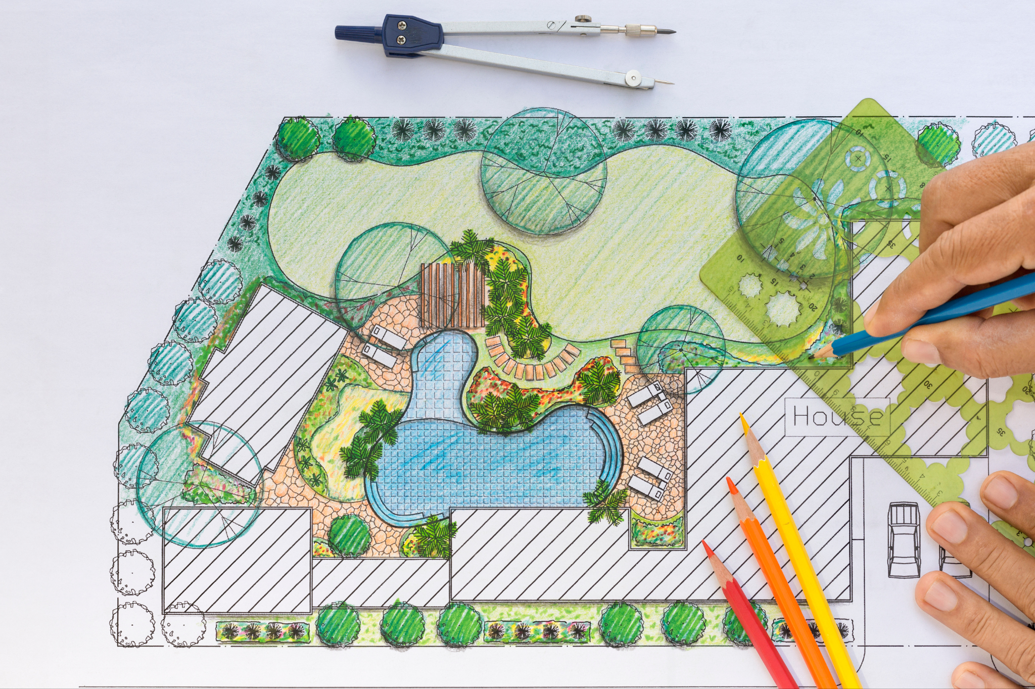 1. Landscape design & installation—the foundation