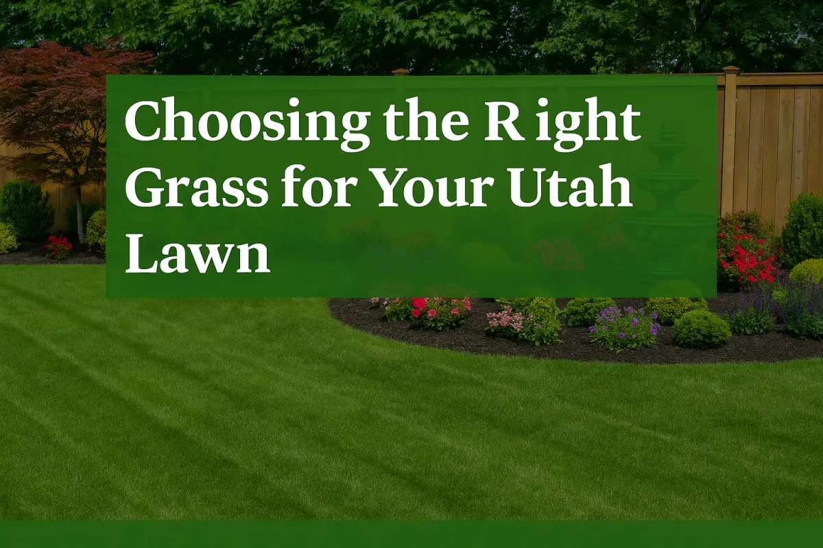 Choosing the right grass for your Utah lawn