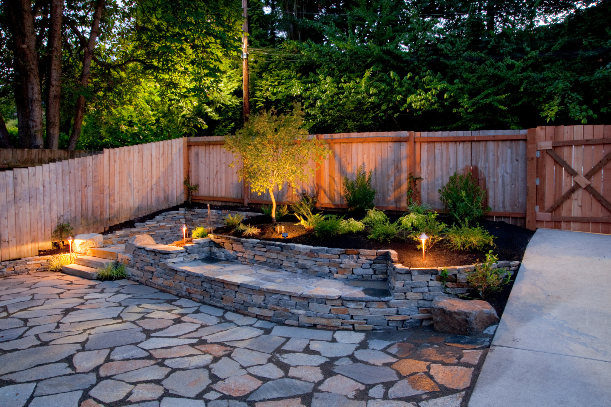 Key principles for compact backyard design