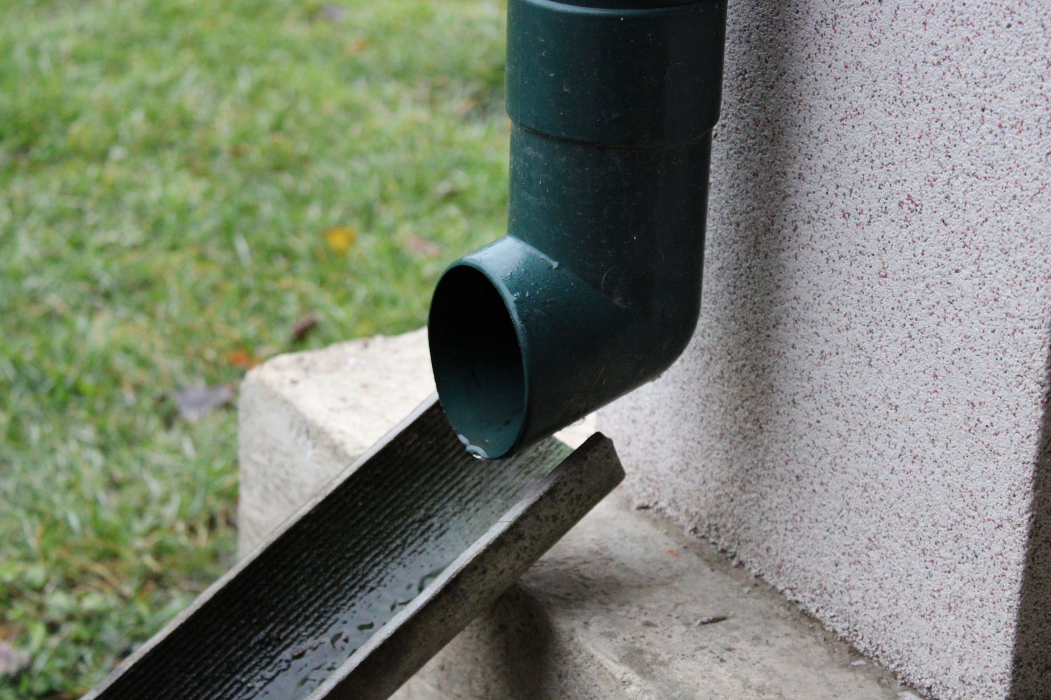 4. Extend your downspouts