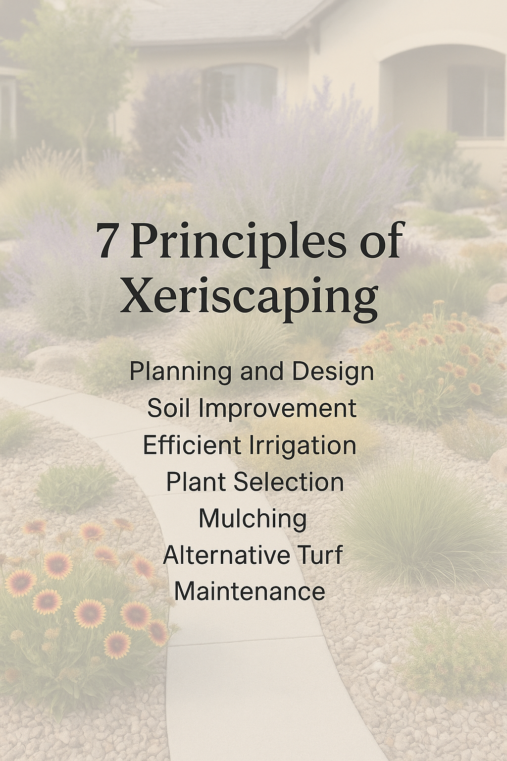 The 7 principles of xeriscaping