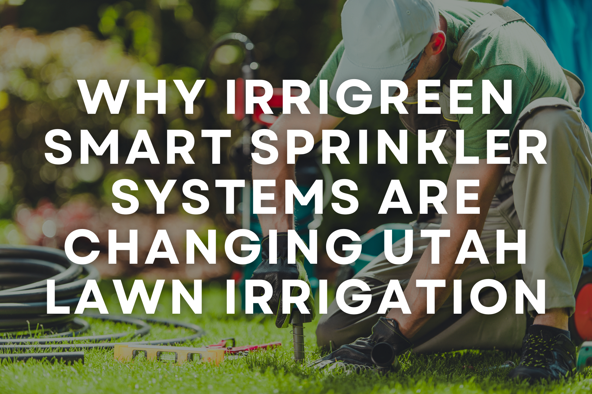 Irrigreen smart sprinkler system providing precision irrigation for a Utah lawn