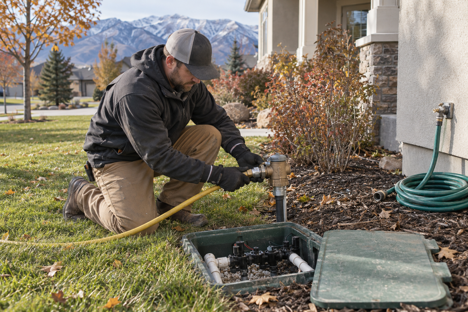 Winterize the Sprinkler System Before Freezing Weather