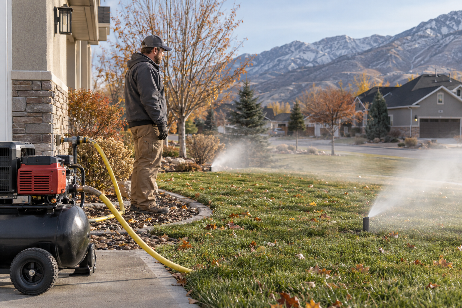 Sprinkler Blowout