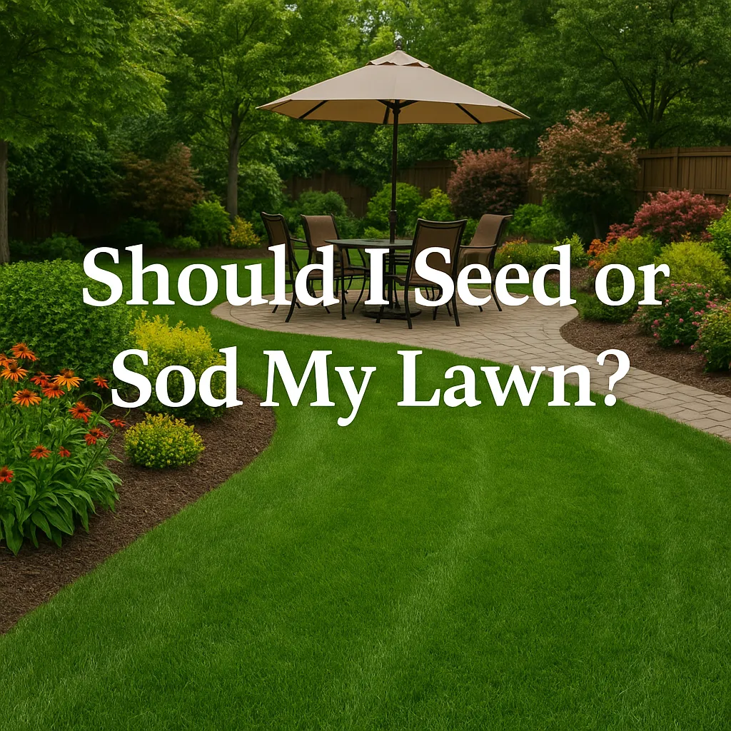 Fresh sod being laid on a Utah residential lawn
