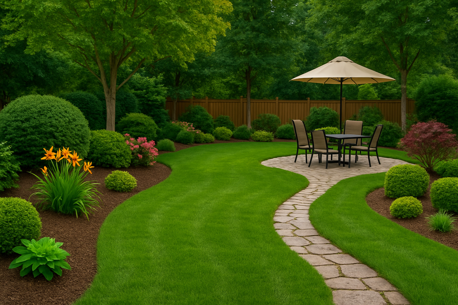 What does full-service landscaping mean?