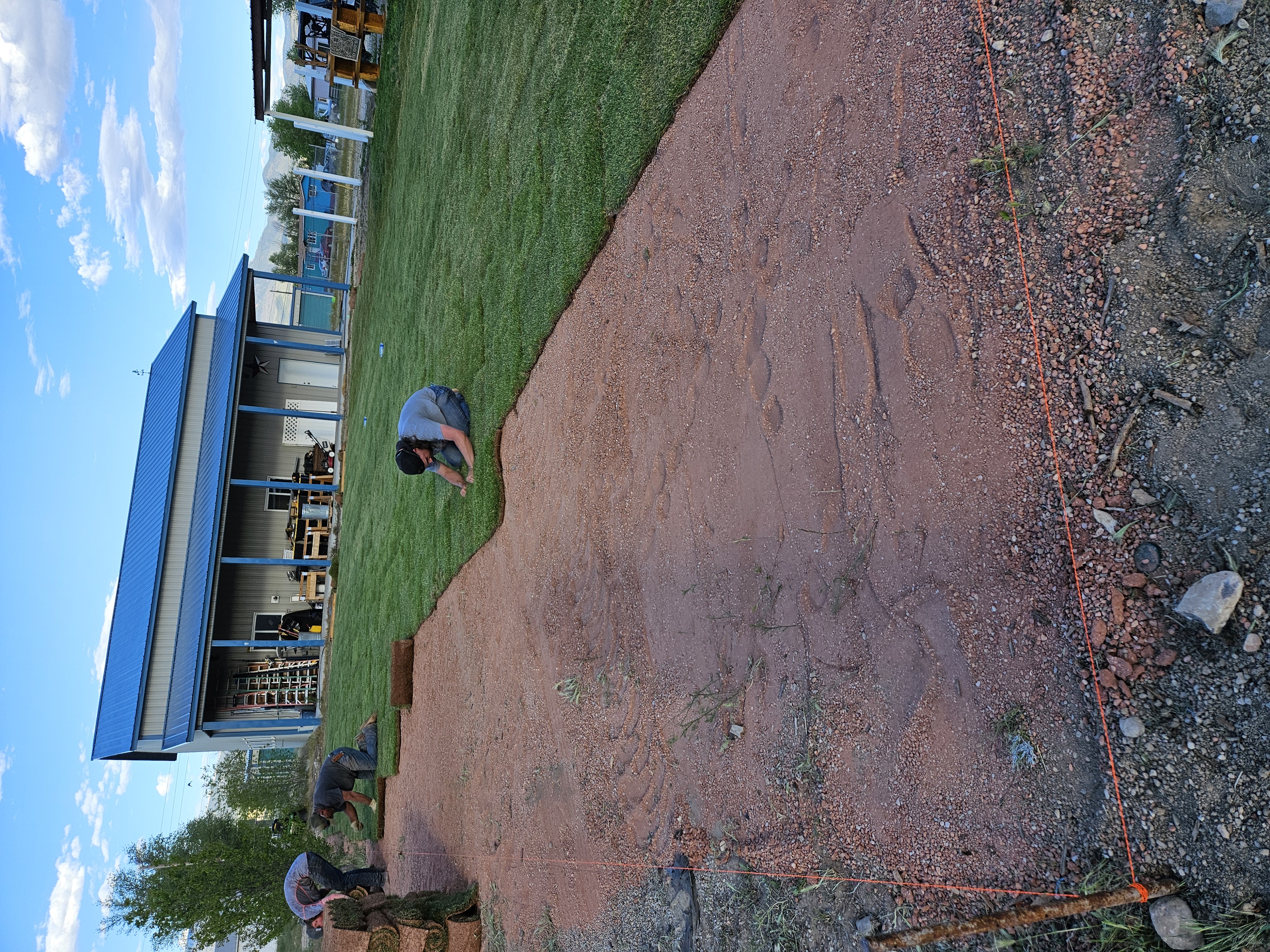 Clean, well-maintained residential lawn after professional lawn care service