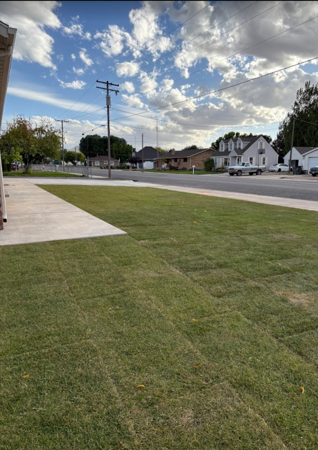 Smart drip irrigation system retrofit installed in a residential landscape for water efficiency